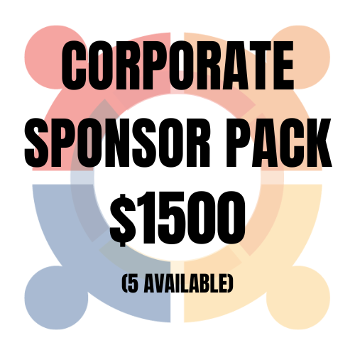 Corporate Sponsor Pack $1500 (5 available) - Company Booth on a Hole, logo on event signage, foursome of golf, swag bag item (company provides)