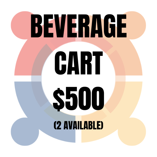 Beverage Cart $500 (2 available) - Logo/signage on beverage cart and event signage (Free hole sign)