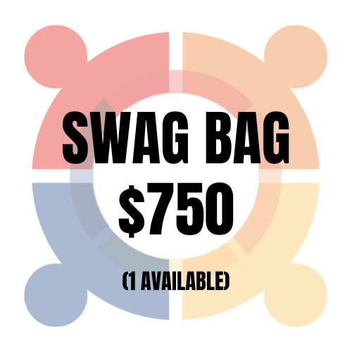 Swag Bag $750 (1 available) - Logo on all swag bags and event signage (Free hole sign)
