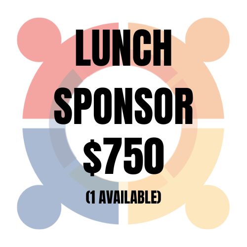 Lunch Sponsor $750 - Company booth at the turn and event signage (free hole sign)